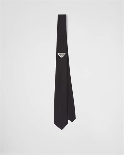 prada tie mens|prada re nylon gabardine tie.